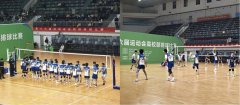 我校正在安徽省第十六届活动会高校部排